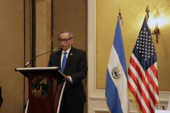 Néstor Castaneda duarente palabras alusivas al evento.