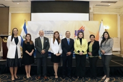 Pleno del TEG con titulares de UNODC y UTE.