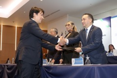 5- Fiscal General durante entrega de diplomas.