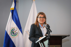 2 - Licda. Ada Melvin Villalta durante presentación del Diplomado en Prevención y Combate Sistémico de la Corrupción.