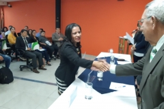Nuevos miembros de CEG reciben credencial y pin del TEG