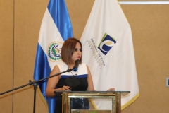4- Licda. Wendy Mulato, jefa de UEL, rindiendo cuentas sobre área jurisdiccional del TEG.